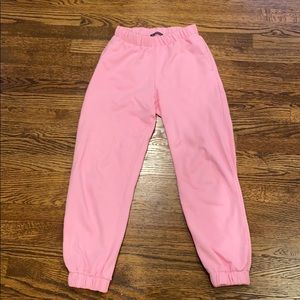 brandy melville pink sweatpants